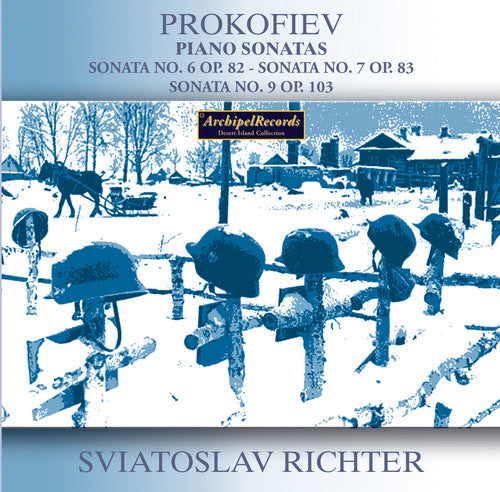 the album cover for Prokofiev / Richter - Sonata for Piano 6 7 & 9