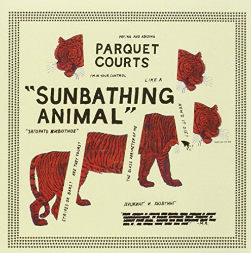 the album cover for Parquet Courts - Sunbathing Animal [Import]
