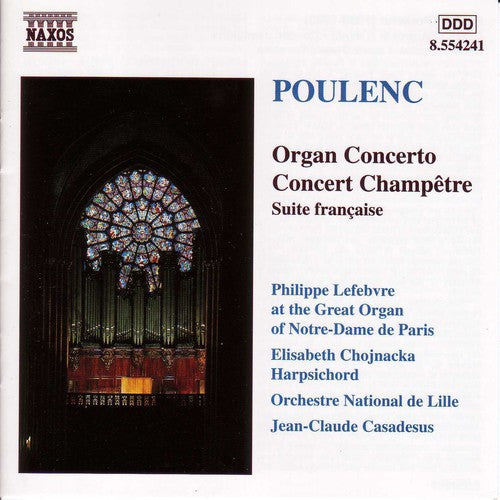 the album cover for Elisabeth Chojnacka - Organ Concerto in G minor / Concert Champetre