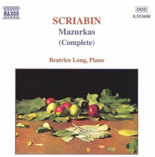 the album cover for Beatrice Long - Ten Mazurkas Op 3 / Two Mazurkas Op 40