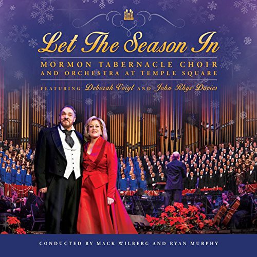 the album cover for Mormon Tabernacle Choir - Let the Season in