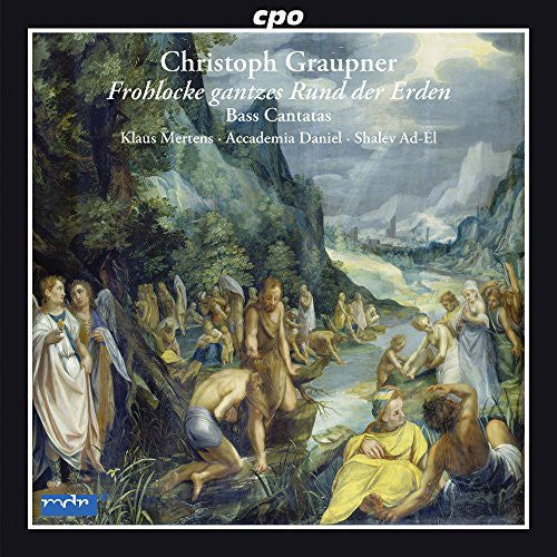 the album cover for Graupner - Bass Cantatas