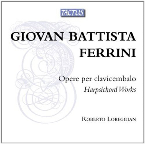 the album cover for Ferrini - Operas Per Clavicembalo