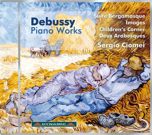 the album cover for Sergio Ciomei - Piano Works