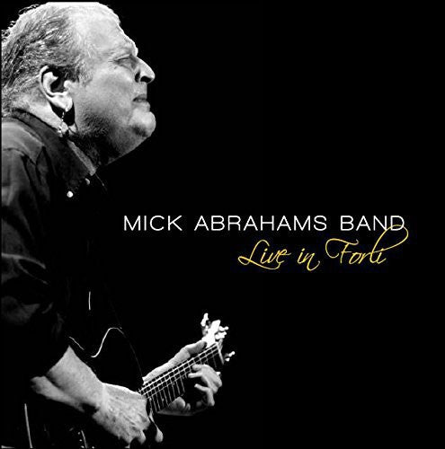 the album cover for Mick Abrahams Band - Live in Forli Italy