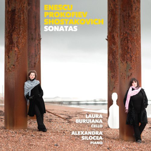 the album cover for Buruiana / Silocea - Sonatas: Enescu Prokofiev Shostakovich