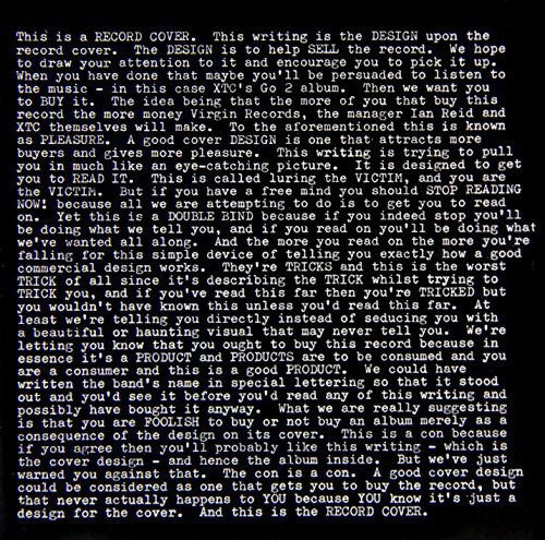 the album cover for Xtc - XTC : Go 2