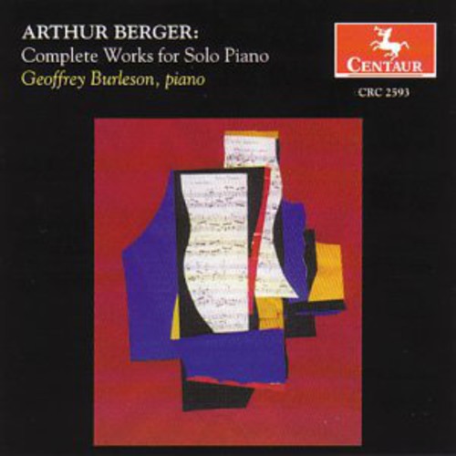 the album cover for Berger / Geoffrey Burleson - Complete Works for Solo Piano