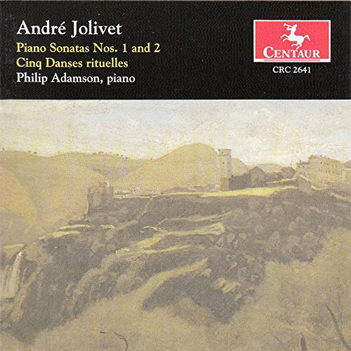 the album cover for Jolivet / Adamson - Sonata 1 & 2 / Cinq Danses Rituelles
