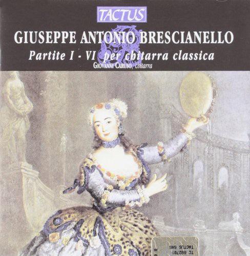 the album cover for Giovanni Caruso - Guitar Partitas