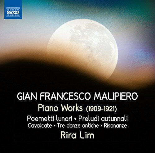 the album cover for Malipiero - Works for Piano
