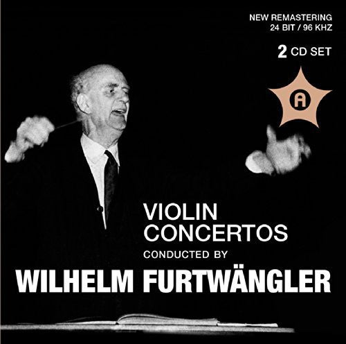 the album cover for Beethoven / Sibelius - Violin Ctos Conducted By Wilhelm Furtwangler