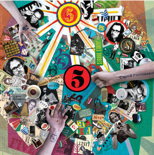 the album cover for James Rhodes - Five