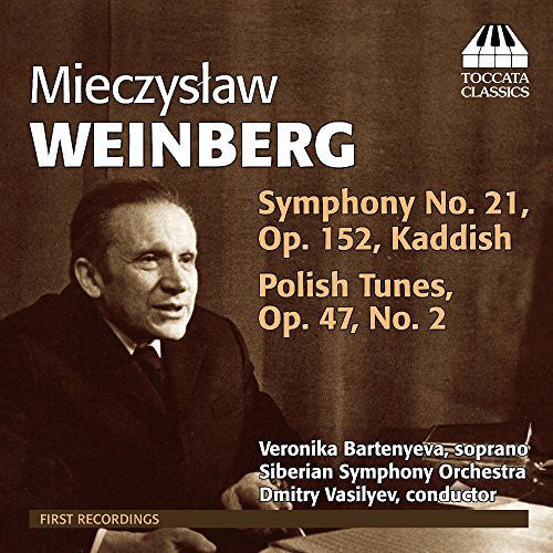 the album cover for Weinberg - Sym 21 Kaddish & Polish Tunes