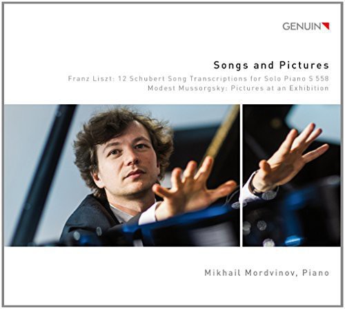 the album cover for Liszt / Mussorgsky - Songs & Pictures