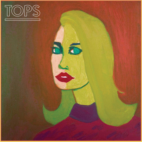 the album cover for TOPS - Change Of Heart / Sleeptalker [Vinyl Single]