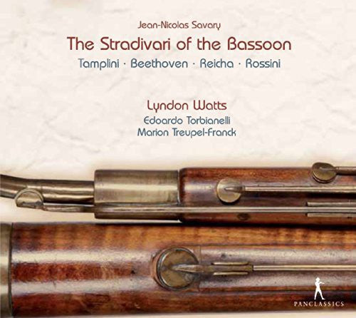 the album cover for Edoardo Torbianelli - Stradivari of the Bassoon
