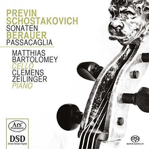 the album cover for Previn / Schostakovich / Berauer - Sonaten & Passacaglia