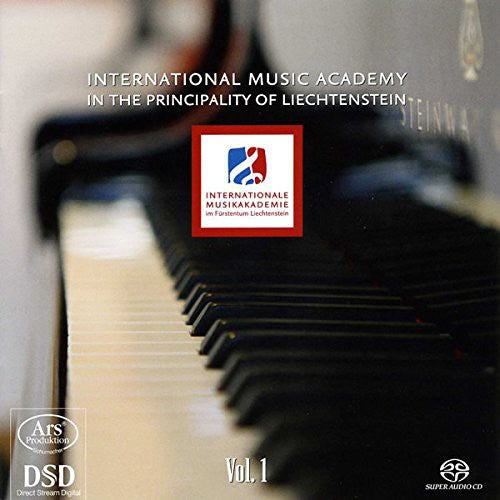the album cover for Rheinberger / Rachmaninow / Kapustin - International Music Academy in the Principality of Liechtenstein