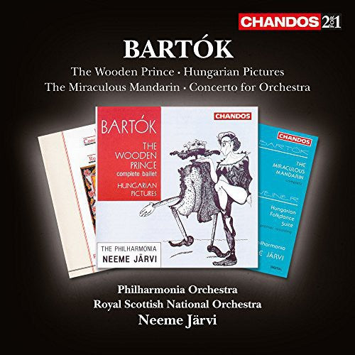 the album cover for Bartok / Royal Scottish National Orch - Orchestral Works