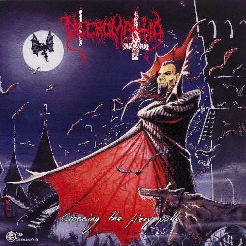 the album cover for Necromantia - Crossing the Fiery Path