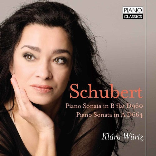 the album cover for Klara Wurtz - Piano Sonatas D 960 & D 664