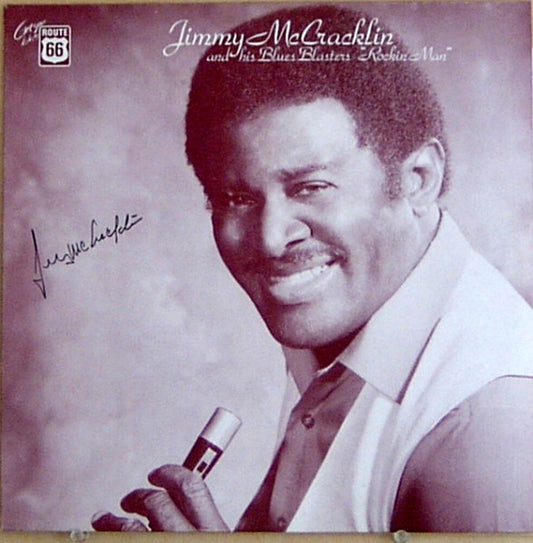 the album cover for Jimmy Mccracklin - Rockin Man