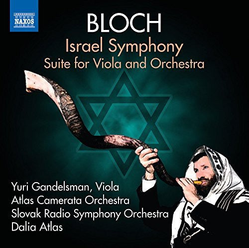 the album cover for Bloch / Kohutkova / Kramolisova - Israel Symphony Suite for Viola & Orchestra
