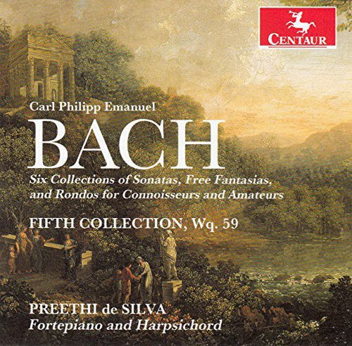 the album cover for Bach / Silva - Keyboard Sons Free Fantasies & Rondos 5