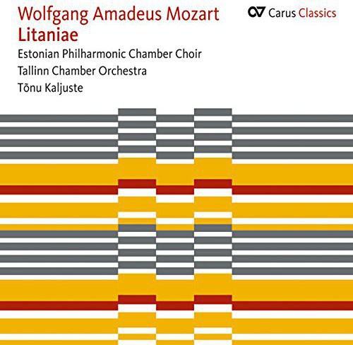 the album cover for Mozart / Kaljuste / Estonian Philharmonic - Litaniae
