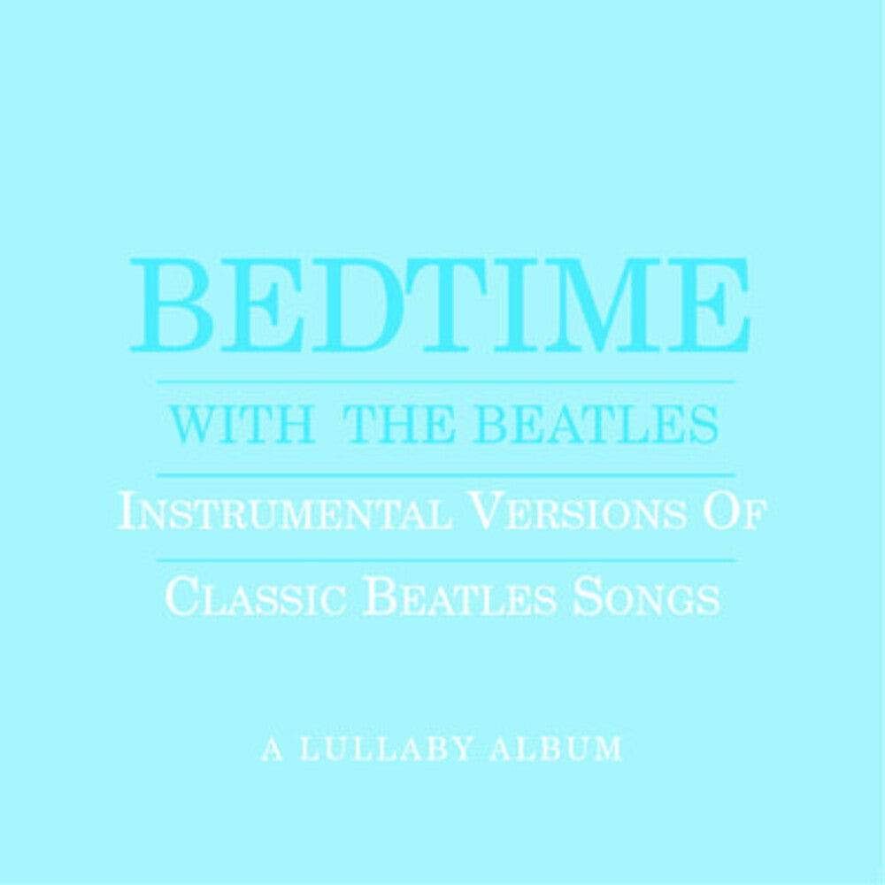 the album cover for Jason Falkner - Bedtime with Beatles: A Lullaby Album (Blue)