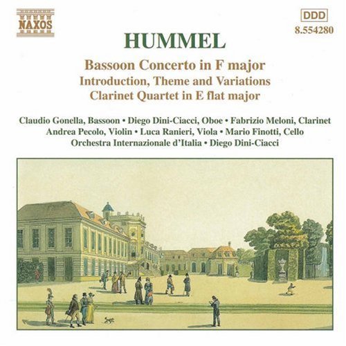 the album cover for Diego Dini Ciacci - Bassoon Concerto in F Major
