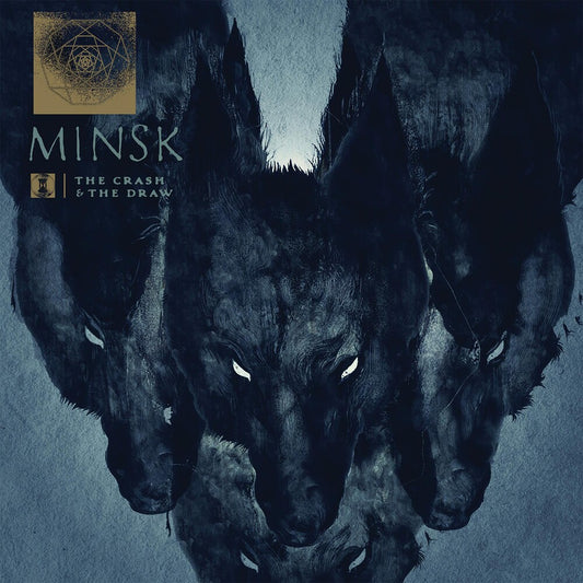 the album cover for Minsk - Crash & the Draw