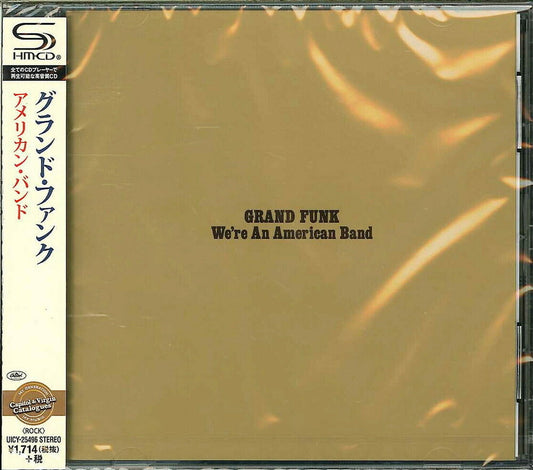 the album cover for Grand Funk - We're An American Band
