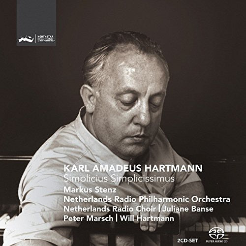 the album cover for Netherlands Radio Philharmonic Orchestra - Hartmann / Stenz / Netherlands Rpo : Simplicius Simplicissimus