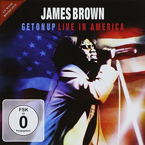 the album cover for James Brown - Get on Up: Live in America