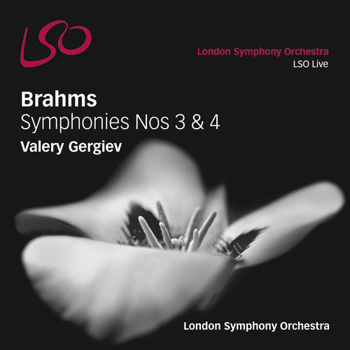 the album cover for Brahms / Gergiev / London So - Syms 3 & 4
