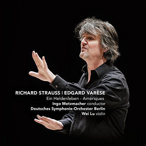 the album cover for Deutches Symphonie-Orchester Berlin - Ein Heldenleben & Ameriques