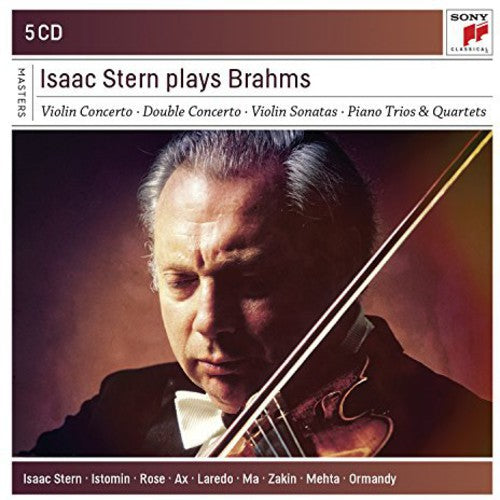 the album cover for Isaac Stern - Isaac Stern Plays Brahms [Box Set]
