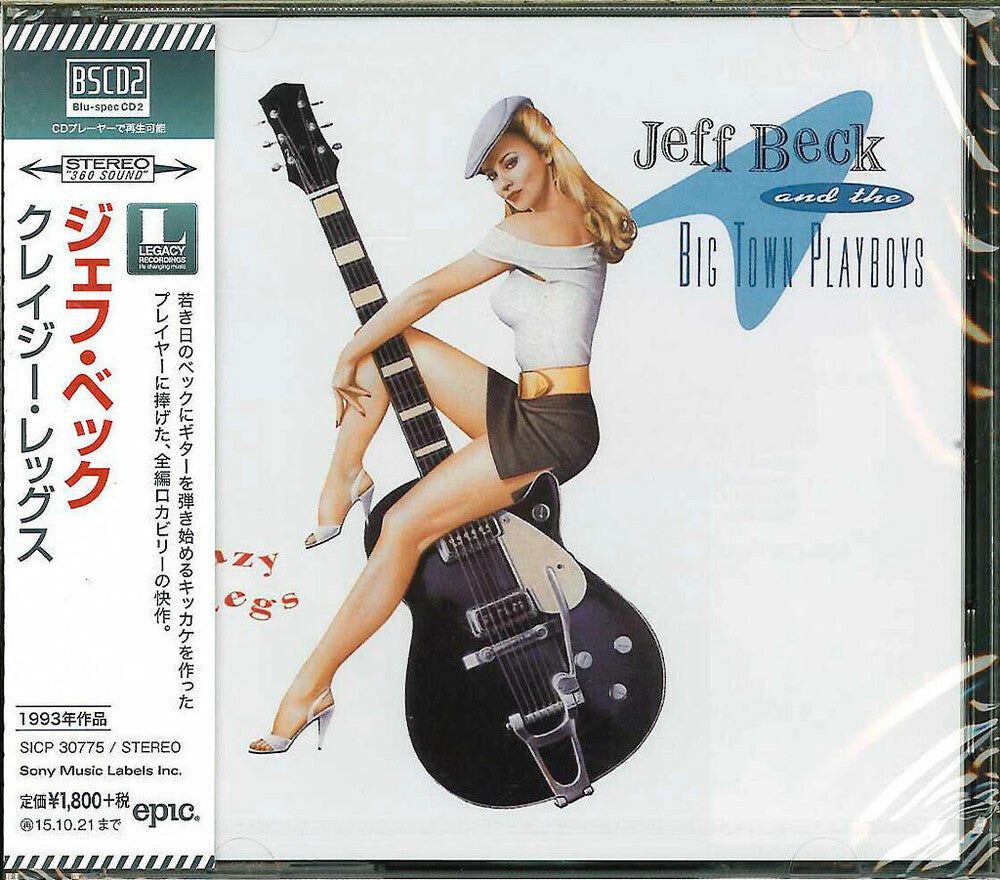 the album cover for Jeff Beck - Crazy Legs [Import]