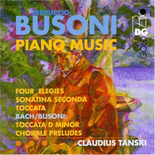 the album cover for FERRUCCIO BUSONI - Piano Music