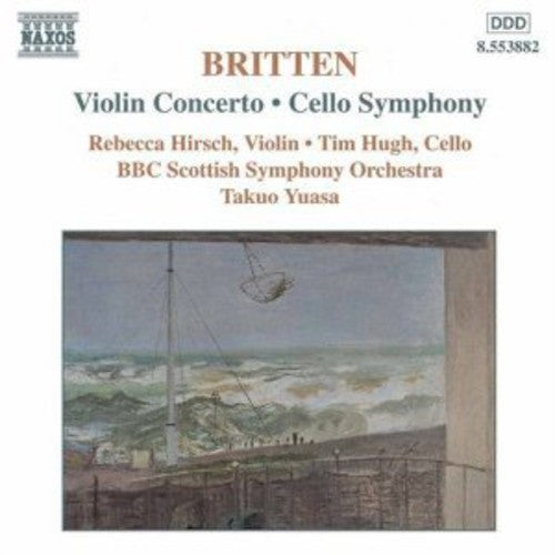 the album cover for REBECCA HIRSCH - Violin Concerto / Cello Symphony