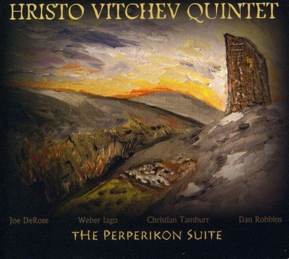 the album cover for Hristo Vitchev Quintet - The Perperikon Suite
