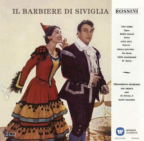 the album cover for Rossini / Callas - Il Barbiere Di Siviglia (1957)