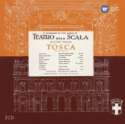 the album cover for Puccini / Callas - Tosca