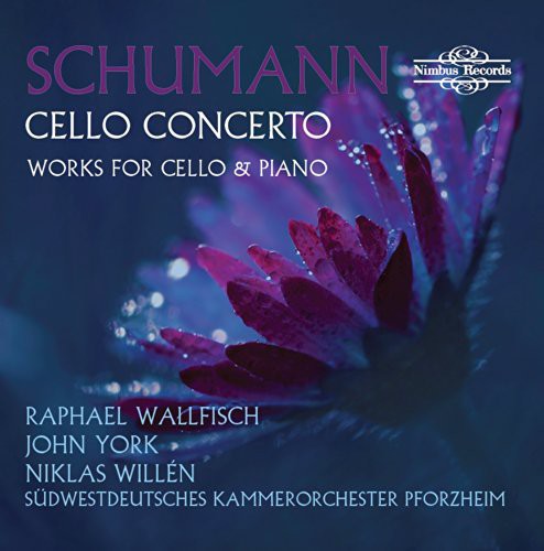 the album cover for Schumann / Wallfisch / Willen - Cello Concerto & Works for Cello & Piano