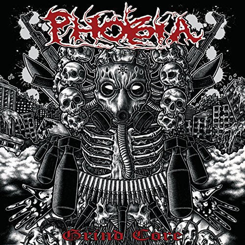the album cover for Phobia - Grind Core