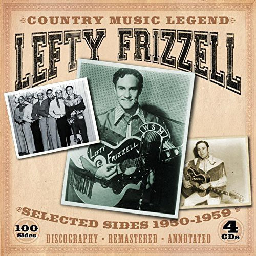 the album cover for Lefty Frizzell - Country Music Legend-Selected Sides 1950-1959