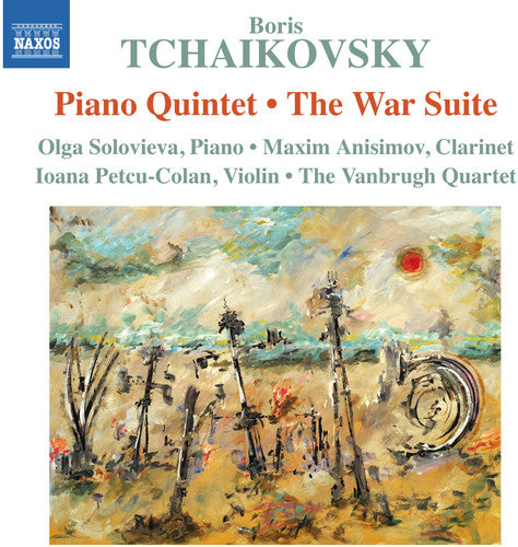 the album cover for Tchaikovsky / Anissimov / Solovieva / Rte Vanbrugh - Pno QNT & the War Suite