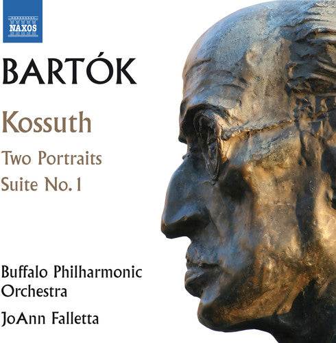 the album cover for Bartok / Buffalo Phil / Falletta - Kossuth Two Portraits & Suite 1
